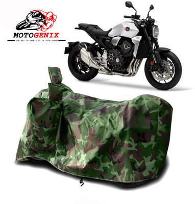 MOTOGENIX Two Wheeler Cover for Honda(CB1000R, Green)
