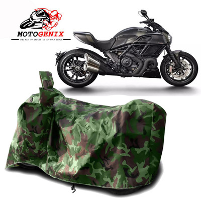 MOTOGENIX Two Wheeler Cover for Ducati(Diavel, Green)