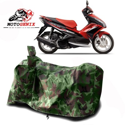 MOTOGENIX Two Wheeler Cover for Honda(Blade 125, Green)