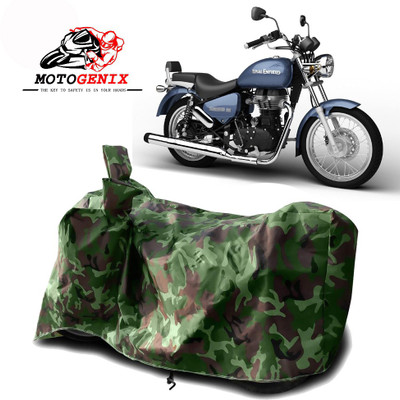 MOTOGENIX Two Wheeler Cover for Royal Enfield(Thunderbird 500, Green)