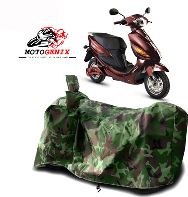 MOTOGENIX Two Wheeler Cover for Hero Electric(Electric Cruz, Green)