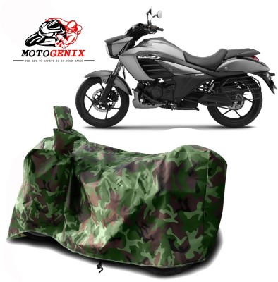 MOTOGENIX Two Wheeler Cover for Suzuki(intruder 150, Green)