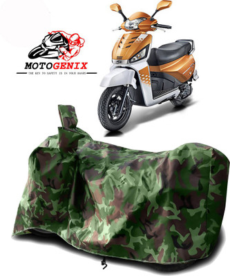 MOTOGENIX Two Wheeler Cover for Mahindra(Gusto 125, Green)