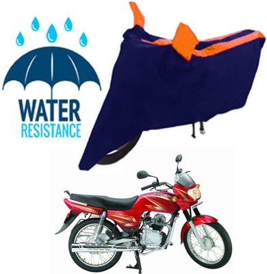 RONISH Waterproof Two Wheeler Cover for LML(CRD, Black, Orange)