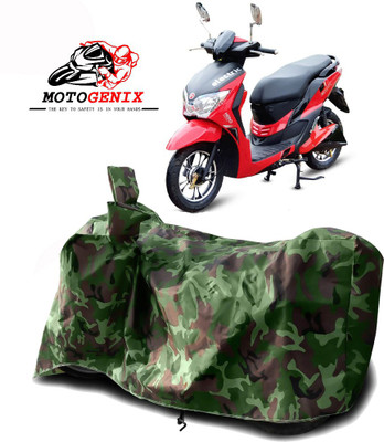 MOTOGENIX Two Wheeler Cover for Hero Electric(Dash, Green)