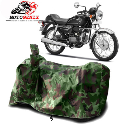 MOTOGENIX Two Wheeler Cover for Hero(Splendor Pro Classic, Green)