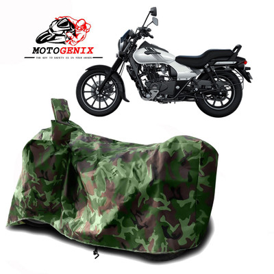 MOTOGENIX Two Wheeler Cover for Bajaj(Avenger Street 220, Green)