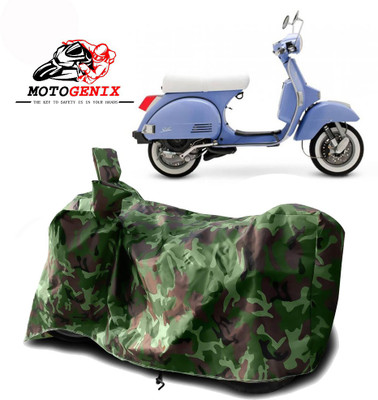 MOTOGENIX Two Wheeler Cover for LML(Star Euro 200, Green)