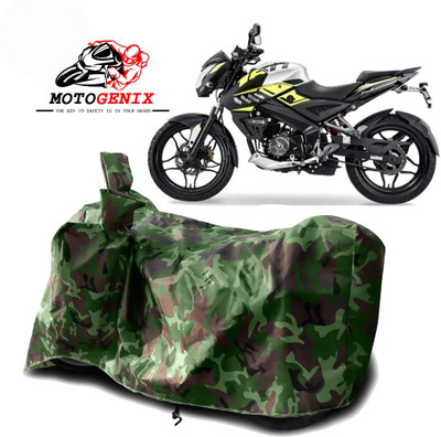 MOTOGENIX Two Wheeler Cover for Bajaj(Pulsar 160 NS DTS-i, Green)