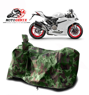 MOTOGENIX Two Wheeler Cover for Ducati(899 Panigale, Green)