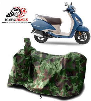 MOTOLife Two Wheeler Cover for TVS(Jupiter, Green)