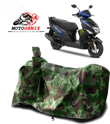 MOTOGENIX Two Wheeler Cover for Yamaha(Cygnus Ray ZR, Green)