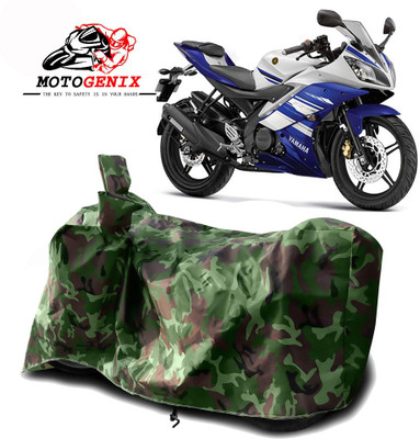 MOTOGENIX Two Wheeler Cover for Yamaha(YZF R15 S, Green)