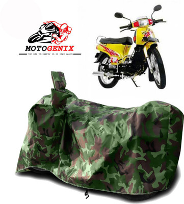 MOTOGENIX Two Wheeler Cover for Kinetic(K4, Green)