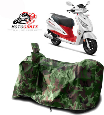 MOTOGENIX Two Wheeler Cover for Hero(Destini 125, Green)
