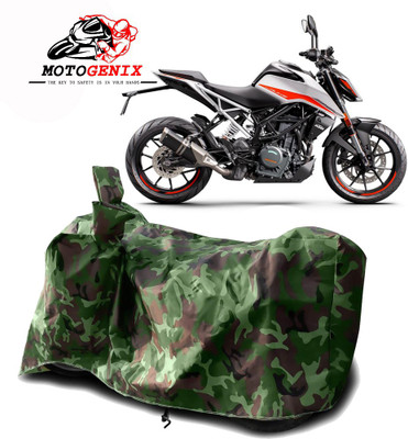 MOTOGENIX Two Wheeler Cover for KTM(Duke 390, Green)