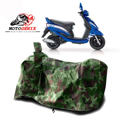 MOTOGENIX Two Wheeler Cover for Mahindra(Rodeo UZO, Green)