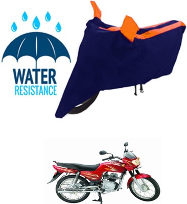 RONISH Waterproof Two Wheeler Cover for LML(CRD, Black, Orange)