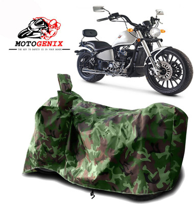 MOTOGENIX Two Wheeler Cover for FAB Regal Raptor(Daytona 350, Green)
