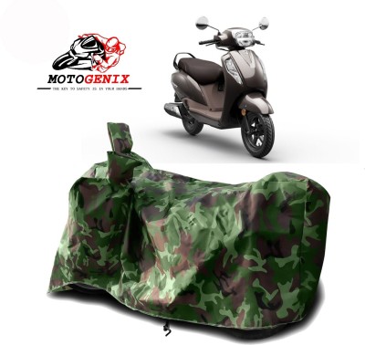 Amozkart Two Wheeler Cover for Suzuki(New Access 125, Green)