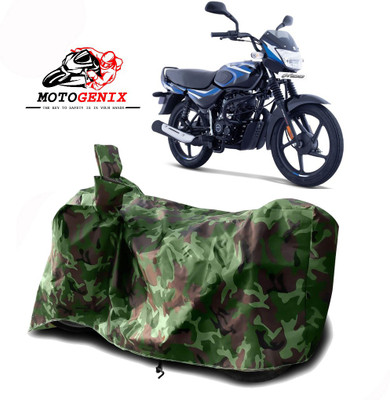 MOTOGENIX Two Wheeler Cover for Bajaj(CT100, Green)