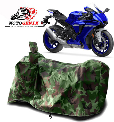 MOTOGENIX Two Wheeler Cover for Yamaha(YZF-R1, Green)