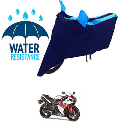 RONISH Waterproof Two Wheeler Cover for Yamaha(YZF-R1, Blue)