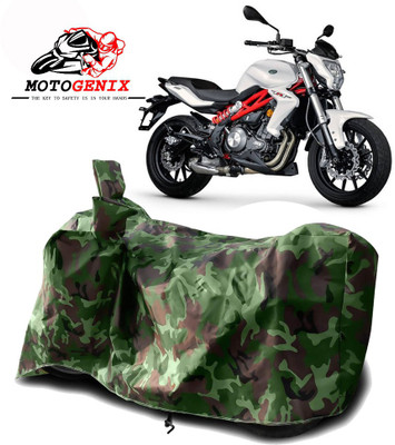 MOTOGENIX Two Wheeler Cover for Benelli(TNT 300, Green)