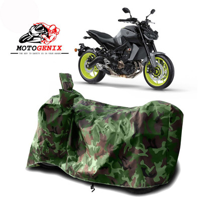 MOTOGENIX Two Wheeler Cover for Yamaha(MT-09, Green)