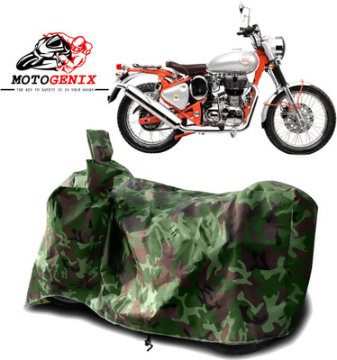 MOTOGENIX Two Wheeler Cover for Royal Enfield(Bullet Trials 350, Green)