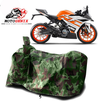 MOTOGENIX Two Wheeler Cover for KTM(RC 125, Green)