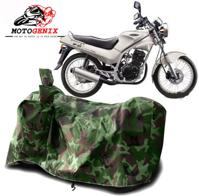 MOTOGENIX Two Wheeler Cover for Kinetic(GF 125, Green)