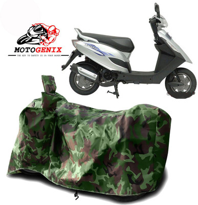 MOTOGENIX Two Wheeler Cover for Bajaj(Kristal, Green)