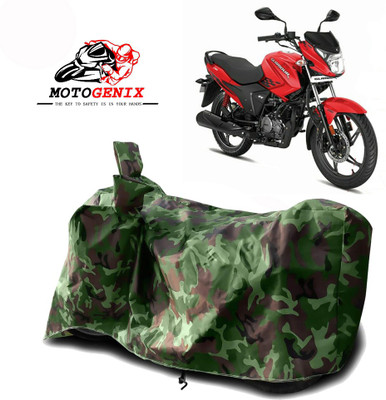 MOTOGENIX Two Wheeler Cover for Hero(Glamour i3s, Green)
