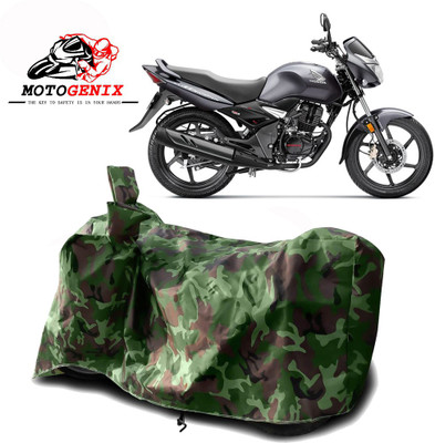 MOTOGENIX Two Wheeler Cover for Honda(CB Unicorn 150, Green)