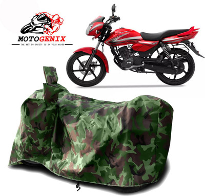 MOTOGENIX Two Wheeler Cover for TVS(Pheonix, Green)