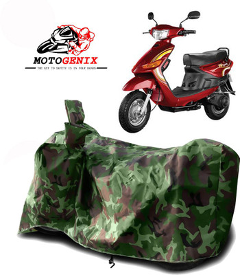 MOTOGENIX Two Wheeler Cover for Universal For Bike(Yo Spark, Green)