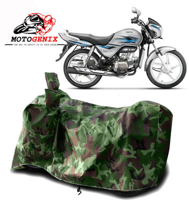 MOTOGENIX Two Wheeler Cover for Hero(Splendor Pro, Green)
