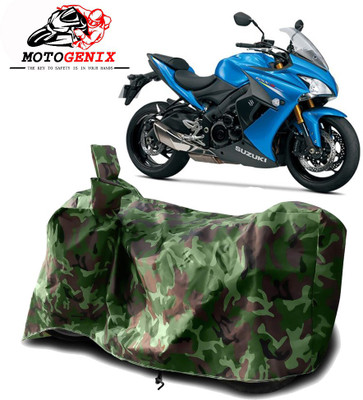 MOTOGENIX Two Wheeler Cover for Suzuki(GSX S1000F, Green)