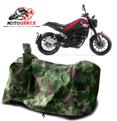 MOTOGENIX Two Wheeler Cover for Benelli(Leoncino 250, Green)