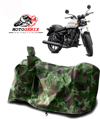 MOTOGENIX Two Wheeler Cover for Royal Enfield(Thunderbird, Green)