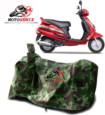 MOTOGENIX Two Wheeler Cover for Mahindra(Duro DZ, Green)