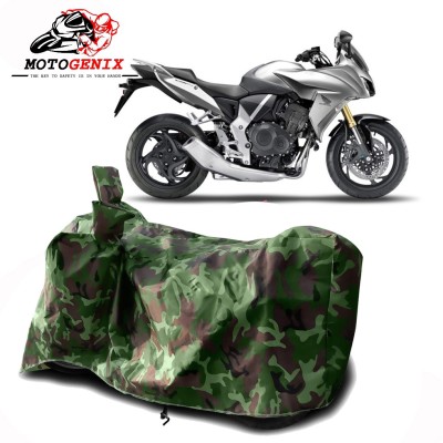 MOTOGENIX Two Wheeler Cover for Honda(CBF 1000, Green)