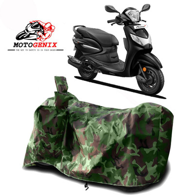 MOTOGENIX Two Wheeler Cover for Hero(MotoCorp Pleasure Plus, Green)