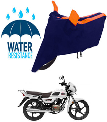 RONISH Waterproof Two Wheeler Cover for TVS(Radeon, Black, Orange)