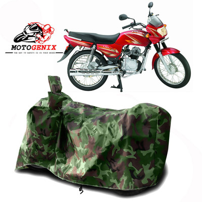 MOTOGENIX Two Wheeler Cover for LML(CRD, Green)