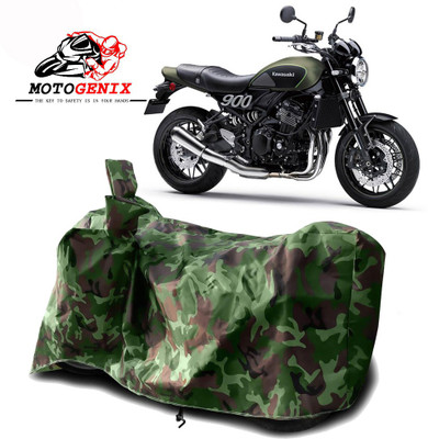 MOTOGENIX Two Wheeler Cover for Kawasaki(Z900RS, Green)