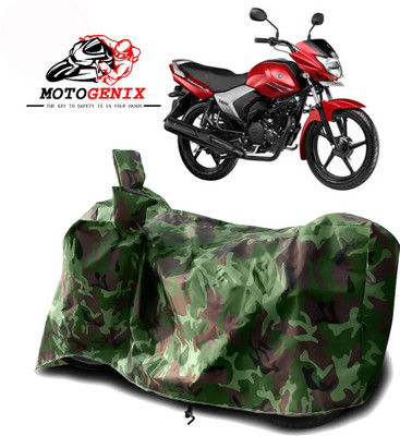 MOTOGENIX Two Wheeler Cover for Yamaha(Saluto, Green)