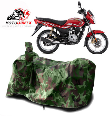 MOTOGENIX Two Wheeler Cover for Bajaj(ComforTec, Green)