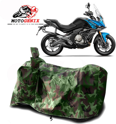 MOTOGENIX Two Wheeler Cover for CFMoto(650MT, Green)